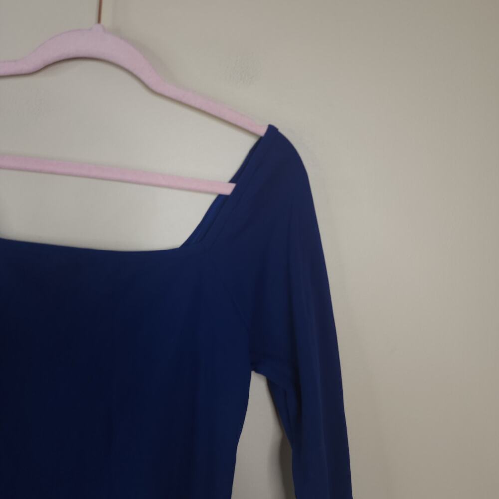 Fabletics Long Sleeve Fitted Square Neck Top In B… - image 5